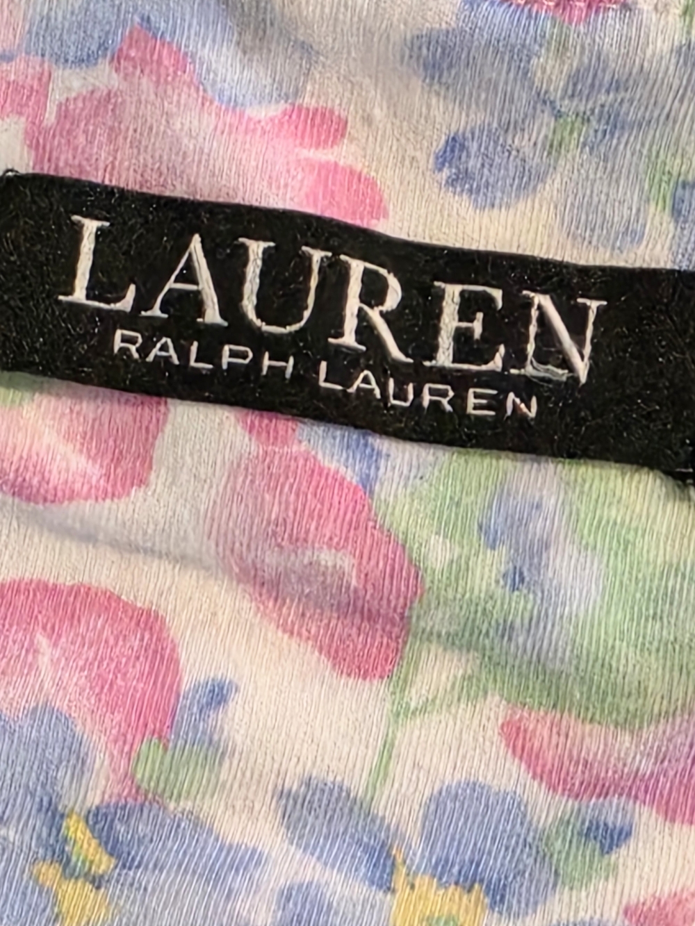 Lauren Ralph Lauren Black Label Floral Nightgown Sleep Dress M Cotton Viscose - Picture 6 of 13